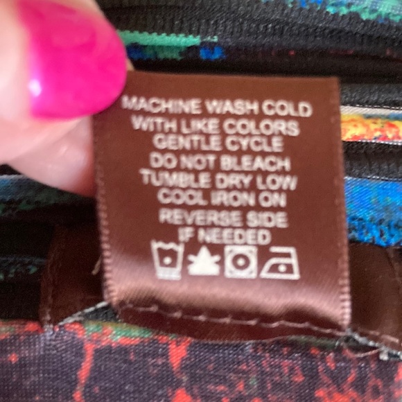 Multiples Blue and Red Blazer Lightweight Striped Design - Picture 5 of 9